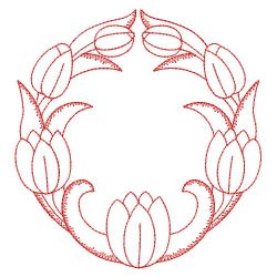Redwork Tulip 10(Lg)