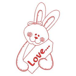 Redwork Bunny 3 01(Sm) machine embroidery designs