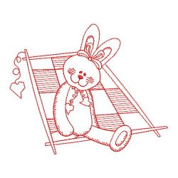 Redwork Bunny 3 04(Lg)