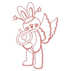 Redwork Bunny 3 09(Lg)