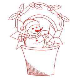 Redwork Monthly Baskets(Lg) machine embroidery designs