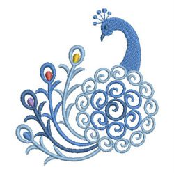 Stunning Peacocks 08 machine embroidery designs