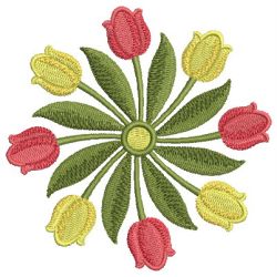 Tulips In Bloom 10 machine embroidery designs