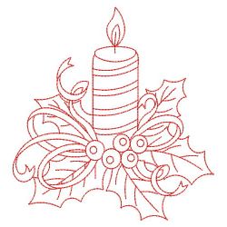 Redwork Merry Christmas 2 02(Sm) machine embroidery designs