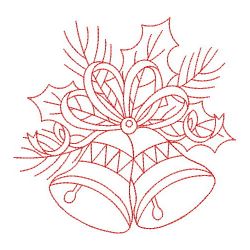 Redwork Merry Christmas 2 03(Md) machine embroidery designs