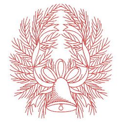 Redwork Merry Christmas 2 06(Lg) machine embroidery designs