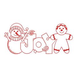 Redwork Merry Christmas 2 09(Sm) machine embroidery designs