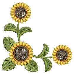 Sunflowers 02 machine embroidery designs