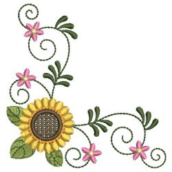 Sunflowers 04 machine embroidery designs