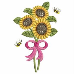 Sunflowers 05 machine embroidery designs