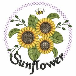 Sunflowers 07 machine embroidery designs