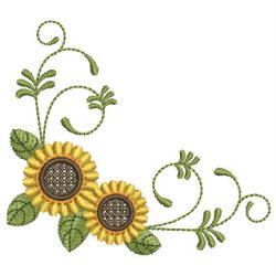 Sunflowers 08 machine embroidery designs
