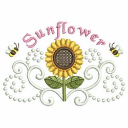 Sunflowers 10 machine embroidery designs