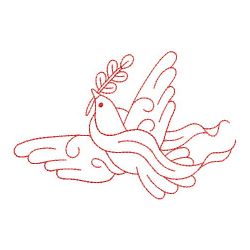 Redwork Doves 04(Md) machine embroidery designs