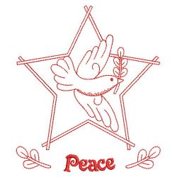 Redwork Doves 05(Lg) machine embroidery designs