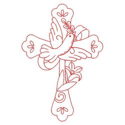 Redwork Doves 07(Md) machine embroidery designs