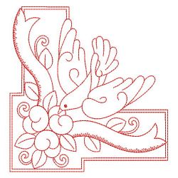 Redwork Doves 09(Md) machine embroidery designs