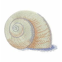 Watercolor Seashells 04 machine embroidery designs