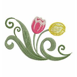 Tulip 10 machine embroidery designs