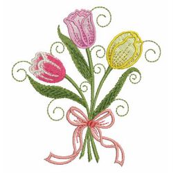 Tulip 11 machine embroidery designs