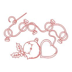 Redwork Crafty 12 Days Of Christmas 05(Md) machine embroidery designs
