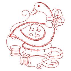 Redwork Crafty 12 Days Of Christmas 06(Md) machine embroidery designs