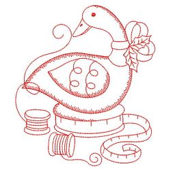 Redwork Crafty 12 Days Of Christmas 06(Lg) machine embroidery designs