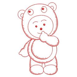 Redwork Baby Cuties 04(Md) machine embroidery designs