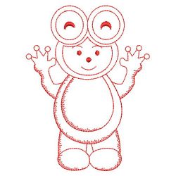 Redwork Baby Cuties 05(Md) machine embroidery designs
