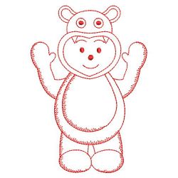 Redwork Baby Cuties 06(Md) machine embroidery designs