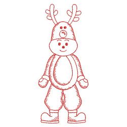 Redwork Baby Cuties 07(Lg) machine embroidery designs