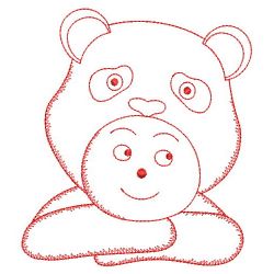 Redwork Baby Cuties 08(Lg) machine embroidery designs