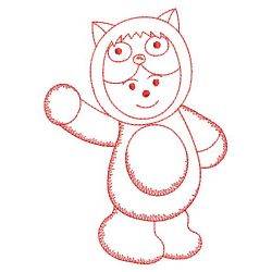 Redwork Baby Cuties 10(Md) machine embroidery designs
