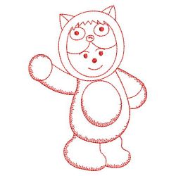 Redwork Baby Cuties 10(Sm) machine embroidery designs