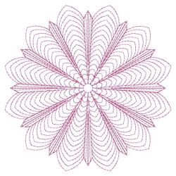 Rippled Floral Elegance 2 05(Lg) machine embroidery designs