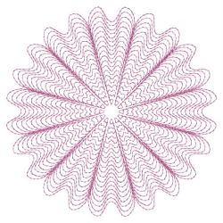 Rippled Floral Elegance 2 08(Md) machine embroidery designs