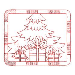 Redwork Merry Christmas 3 04(Sm) machine embroidery designs