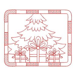 Redwork Merry Christmas 3 04(Lg)