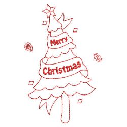 Redwork Merry Christmas 3 05(Md) machine embroidery designs