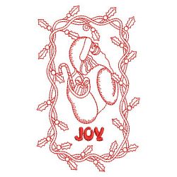 Redwork Merry Christmas 3 08(Lg)