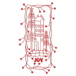 Redwork Merry Christmas 3 10(Md) machine embroidery designs