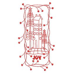 Redwork Merry Christmas 3 10(Sm) machine embroidery designs