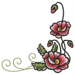 Poppies 06 machine embroidery designs