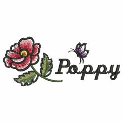 Poppies 08 machine embroidery designs