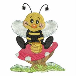 Busy Bees In Garden 09 machine embroidery designs