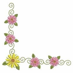 Daisy In Bloom 08 machine embroidery designs