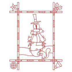 Redwork Merry Christmas 4 01(Lg) machine embroidery designs