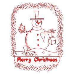 Redwork Merry Christmas 4 04(Md) machine embroidery designs