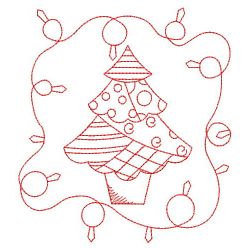 Redwork Merry Christmas 4 05(Sm) machine embroidery designs