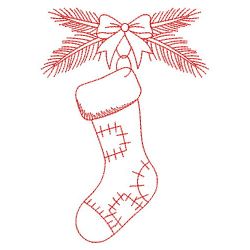 Redwork Merry Christmas 4 06(Sm) machine embroidery designs